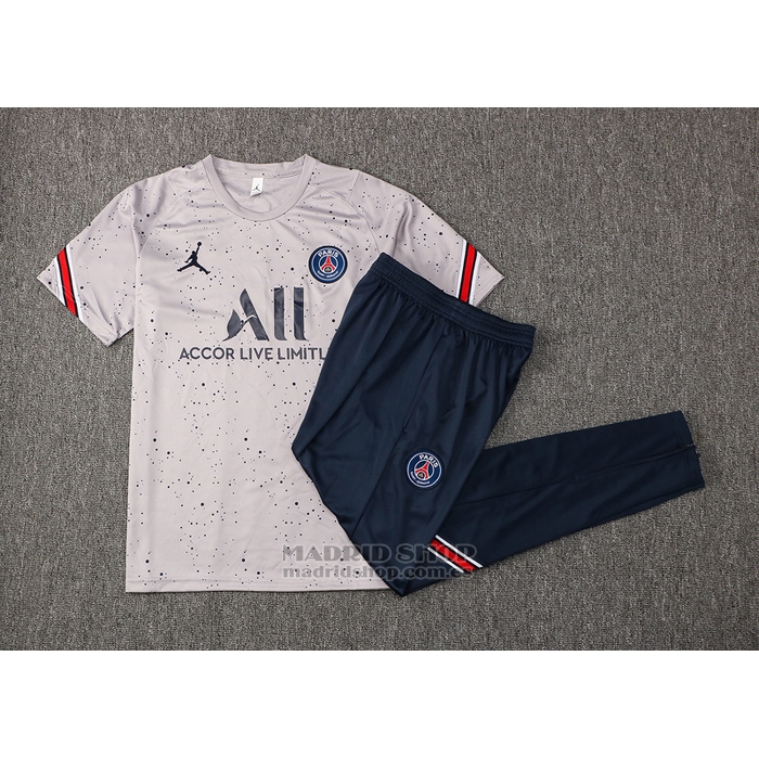 Chandal del Paris Saint-Germain Manga Corta 2021-2022 Gris